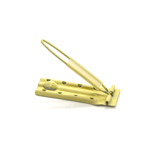 Clips met hevel beige