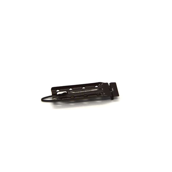 Clips met hevel donker bruin - Afbeelding 2